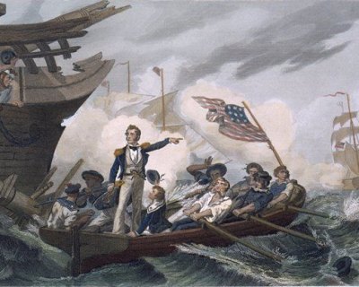 The great movie the War of 1812 needs Version of The Battle of Lake Erie by William Henry Powell
